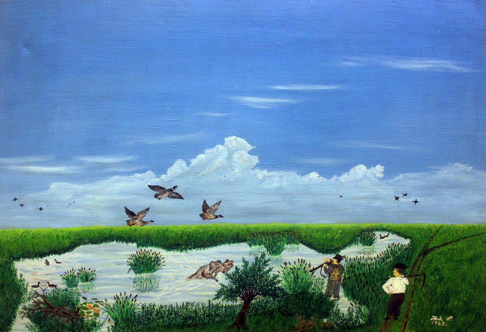 Lov na divlje patke, 48x68
